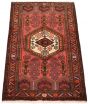 Bordered  Traditional Red Area rug 3x5 Persian Hand-knotted 297468