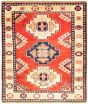 Bordered  Traditional Red Area rug 3x5 Afghan Hand-knotted 330298