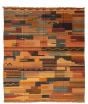 Casual  Transitional Multi Area rug 6x9 Turkish Flat-weave 335722