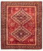 Bordered  Traditional Red Area rug 4x6 Turkish Hand-knotted 364684