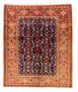 Bordered  Traditional Blue Area rug 4x6 Persian Hand-knotted 383338