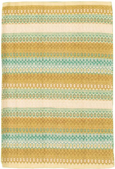 Flat-weaves & Kilims  Transitional Green Area rug 2x3 Turkish Flat-weave 339276