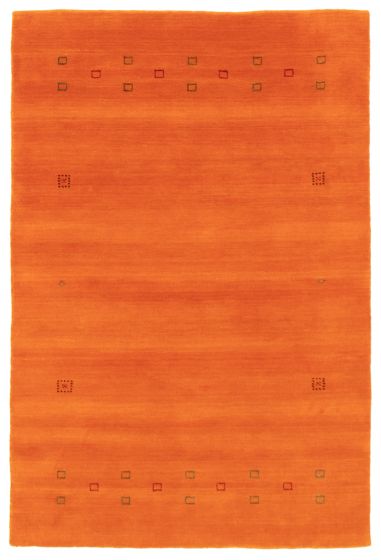 Gabbeh  Tribal Orange Area rug 3x5 Indian Hand Loomed 364542