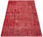 Bordered  Transitional Red Area rug 6x9 Turkish Hand-knotted 295869