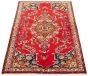 Bordered  Traditional Red Area rug 8x10 Persian Hand-knotted 305917