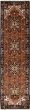 Geometric  Traditional Brown Runner rug 16-ft-runner Indian Hand-knotted 239755