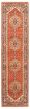 Bordered  Traditional Red Runner rug 10-ft-runner Indian Hand-knotted 344640