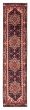 Bordered  Traditional Blue Runner rug 10-ft-runner Indian Hand-knotted 377743