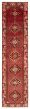 Geometric  Traditional Red Runner rug 10-ft-runner Turkish Hand-knotted 394092
