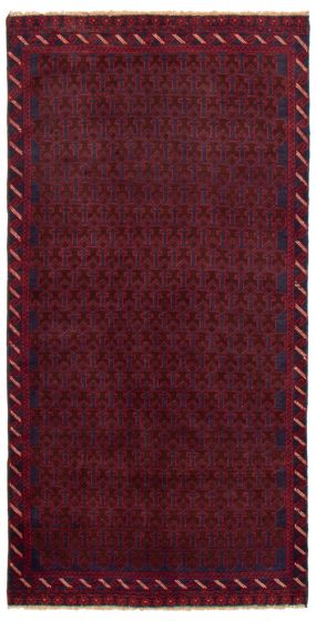 Traditional  Tribal Blue Area rug 3x5 Afghan Hand-knotted 367718