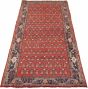 Persian Koliai 4'9" x 10'0" Hand-knotted Wool Red Rug
