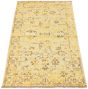 Casual  Transitional Yellow Area rug 5x8 Indian Hand-knotted 307961