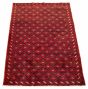 Bordered  Tribal Red Area rug 4x6 Turkish Hand-knotted 317628