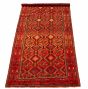 Bordered  Tribal Brown Area rug Unique Turkish Hand-knotted 318777