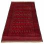 Afghan Herati 3'7" x 6'4" Hand-knotted Wool Red Rug