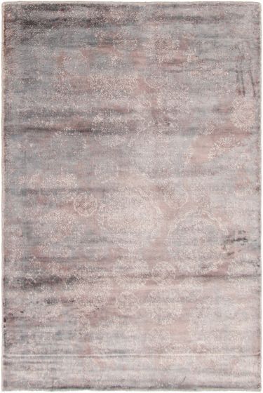 Casual  Transitional Grey Area rug 5x8 Indian Hand Loomed 308143