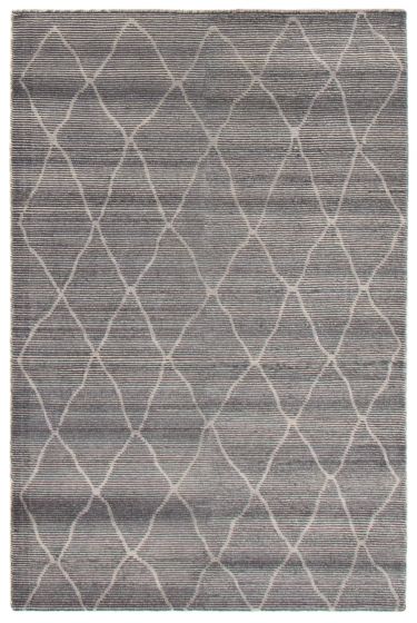 Gabbeh  Tribal Grey Area rug 3x5 Indian Hand Loomed 354672