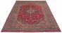 Bordered  Traditional Red Area rug Unique Persian Hand-knotted 291502