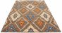 Contemporary  Geometric Brown Area rug 9x12 Pakistani Hand-knotted 319106