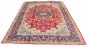 Bordered  Traditional Red Area rug 9x12 Persian Hand-knotted 324801