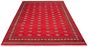 Bordered  Tribal Red Area rug 9x12 Pakistani Hand-knotted 328648