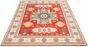 Bordered  Traditional Red Area rug 6x9 Afghan Hand-knotted 329645