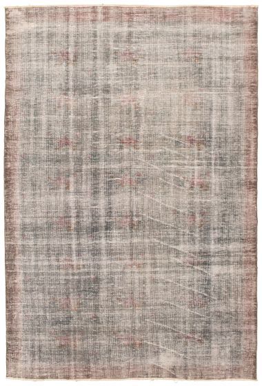 Bordered  Transitional  Area rug 5x8 Turkish Hand-knotted 326554