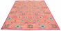 Bordered  Transitional Pink Area rug 9x12 Pakistani Hand-knotted 311041