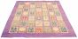 Geometric  Traditional Purple Area rug 6x9 Afghan Hand-knotted 312338