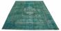 Bordered  Transitional Green Area rug 9x12 Turkish Hand-knotted 317881