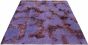Turkish Color Transition 8'8" x 10'2" Hand-knotted Wool Purple Rug