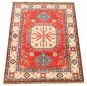 Bordered  Tribal Red Area rug 3x5 Afghan Hand-knotted 329443