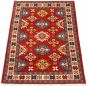 Indian Royal Kazak 4'0" x 6'1" Hand-knotted Wool Rug 