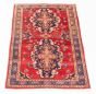 Persian Mashad 3'2" x 6'4" Hand-knotted Wool Rug 