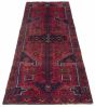 Persian Style 4'1" x 12'0" Hand-knotted Wool Rug 