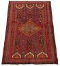 Bordered  Traditional Red Area rug 3x5 Persian Hand-knotted 296938