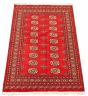 Bordered  Tribal Red Area rug 3x5 Pakistani Hand-knotted 326160