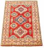 Bordered  Tribal Red Area rug 3x5 Afghan Hand-knotted 329360