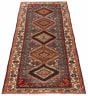 Persian Style 3'10" x 9'9" Hand-knotted Wool Rug 