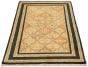 Bordered  Traditional Ivory Area rug 3x5 Pakistani Hand-knotted 299266