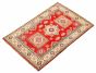 Afghan Finest Gazni 3'4" x 5'0" Hand-knotted Wool Red Rug