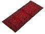 Afghan Finest-Khal-Mohammadi 2'6" x 6'4" Hand-knotted Wool Red Rug