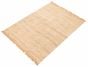 Indian Palas Denizli 5'5" x 7'4" Flat-Weave Jute Kilim 