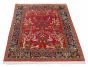 Persian Qum 3'7" x 5'4" Hand-knotted Wool Rug 