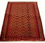 Afghan Herati 3'10" x 7'3" Hand-knotted Wool Rug 
