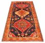 Persian Style 4'7" x 10'6" Hand-knotted Wool Rug 