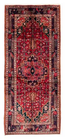 Bordered  Traditional Red Area rug Unique Persian Hand-knotted 383792