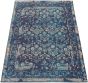 Casual  Transitional Blue Area rug 5x8 Indian Handmade 306042