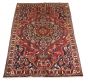 Bordered  Traditional Red Area rug 6x9 Persian Hand-knotted 308320