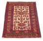 Afghan Royal Baluch 2'8" x 4'11" Hand-knotted Wool Rug 
